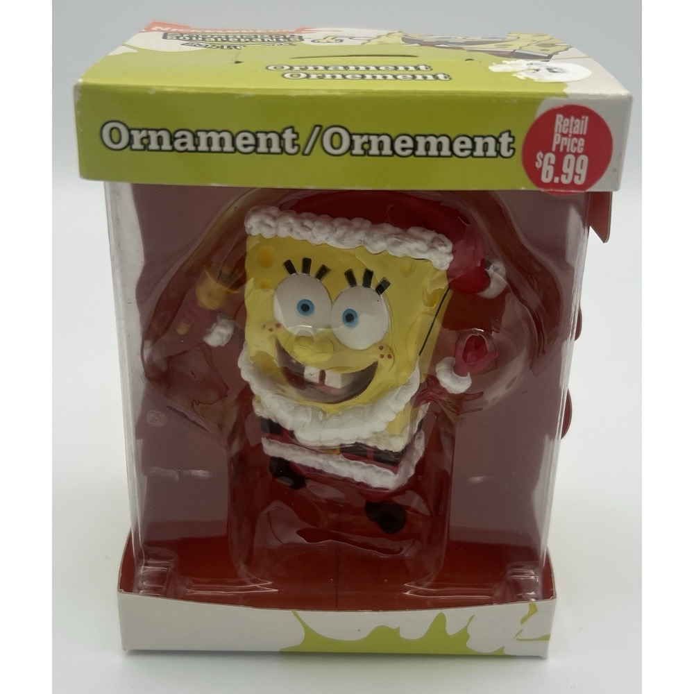 Nickelodeon Spongebob Squarepants Christmas Holiday Ornament 2006 New In Box